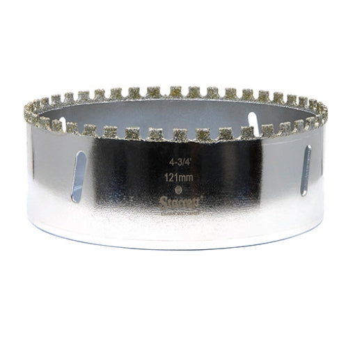 Starrett D0434 121mm/ 4.3/4-inch Diamond Ceramic and Abrasive Material Hole Saw