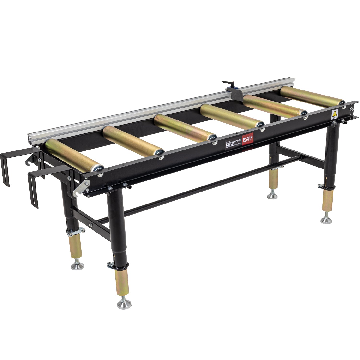 SIP Adjustable Roller Stand Table 1500mm x 400mm 400kg