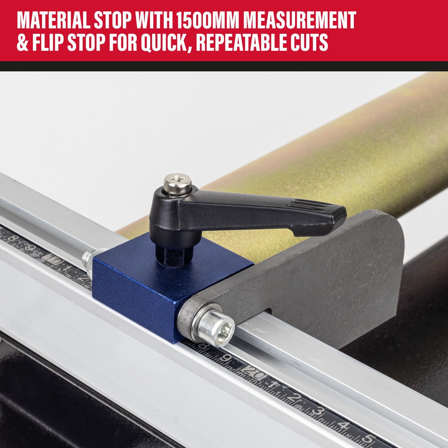 SIP Adjustable Roller Stand Table 1500mm x 400mm 400kg