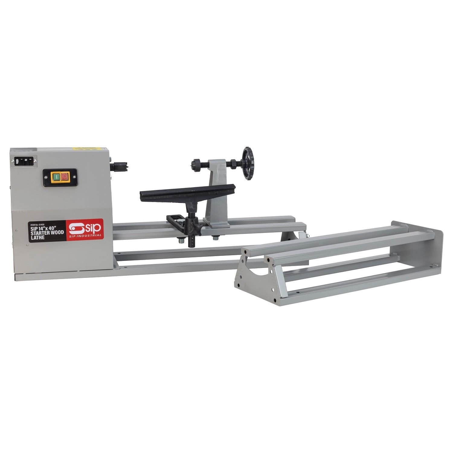 SIP 01458 14" x 40" Starter Wood Lathe with 3pc Chisel Kit