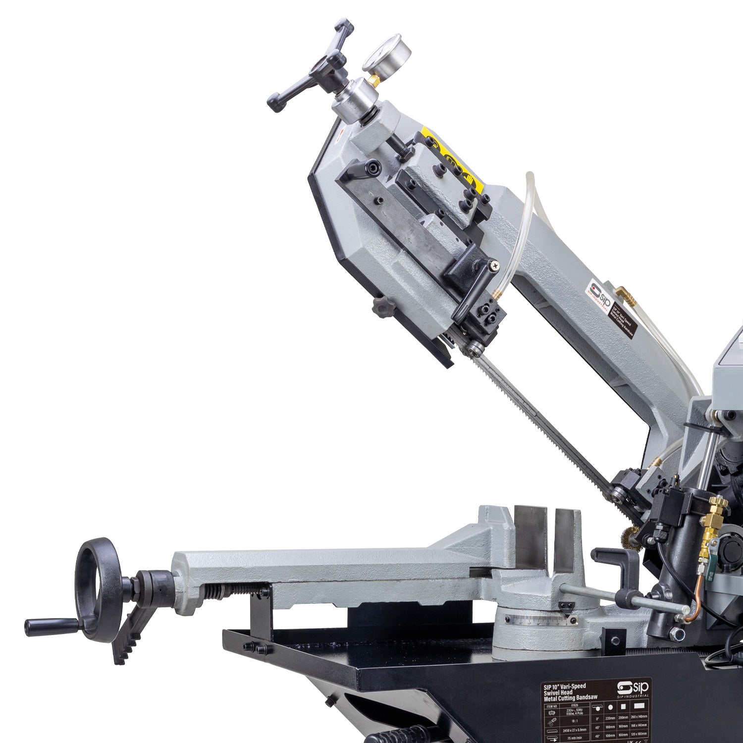 SIP 01526 10" Vari-Speed Swivel Head Metal Bandsaw