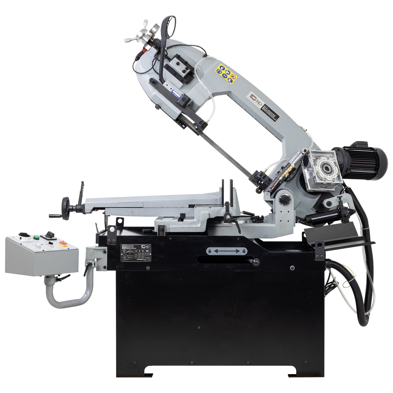 SIP 01530 15" Swivel Head Manual & Auto-Cut Metal Bandsaw
