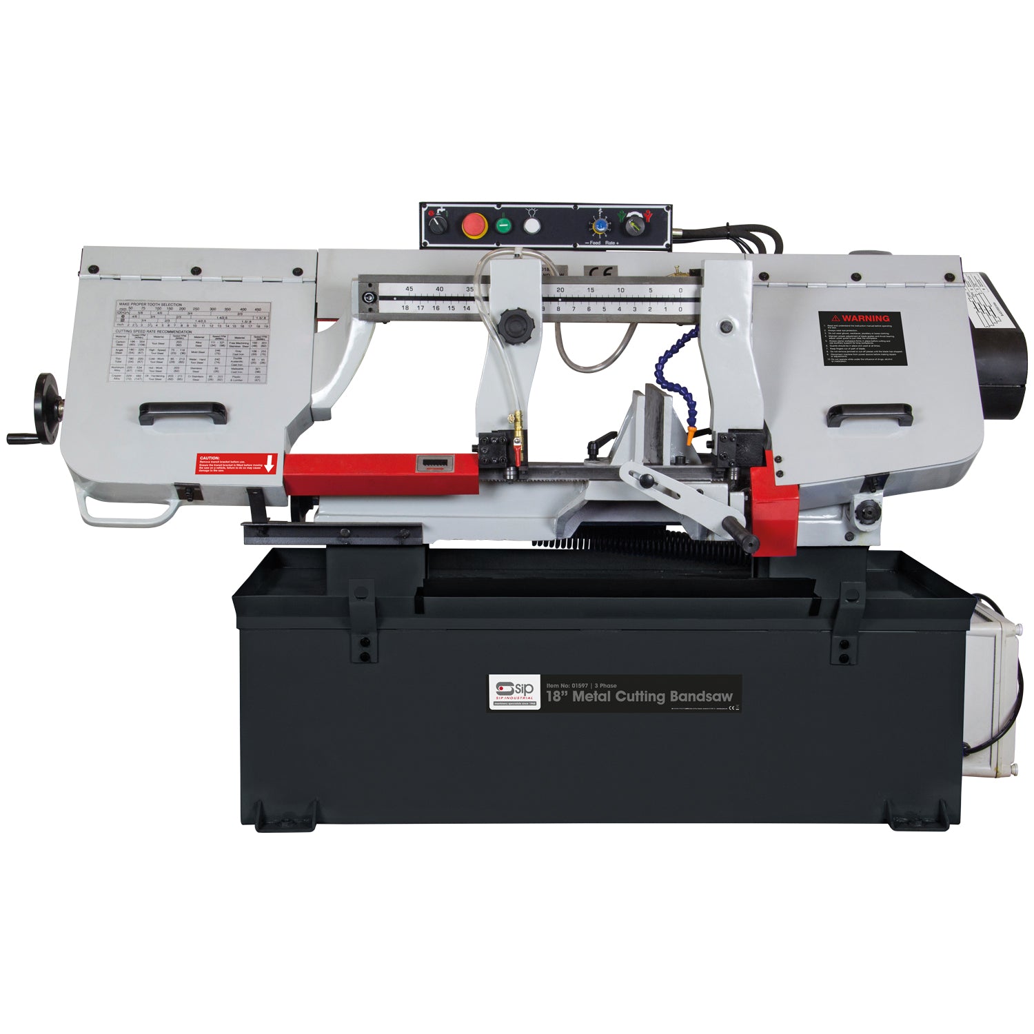 SIP 01597 18" Metal Cutting Bandsaw 400v 3 Phase