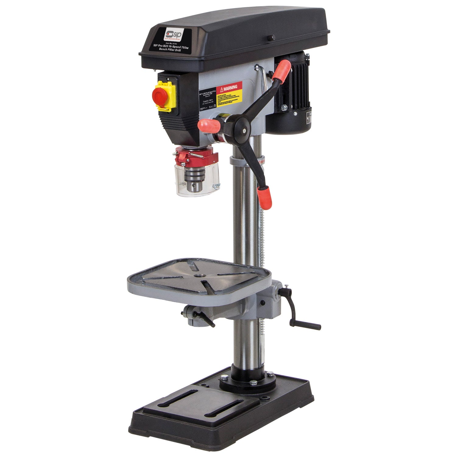 SIP 01713 Pro B20 16-Speed 750w Bench Pillar Drill