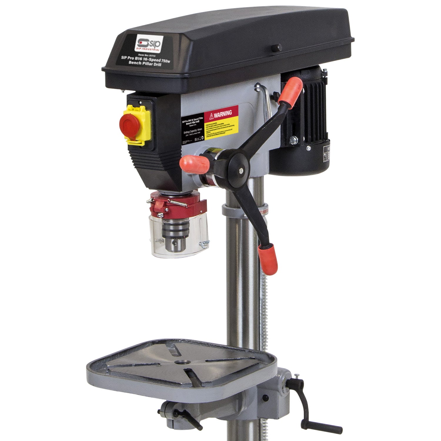 SIP 01713 Pro B20 16-Speed 750w Bench Pillar Drill