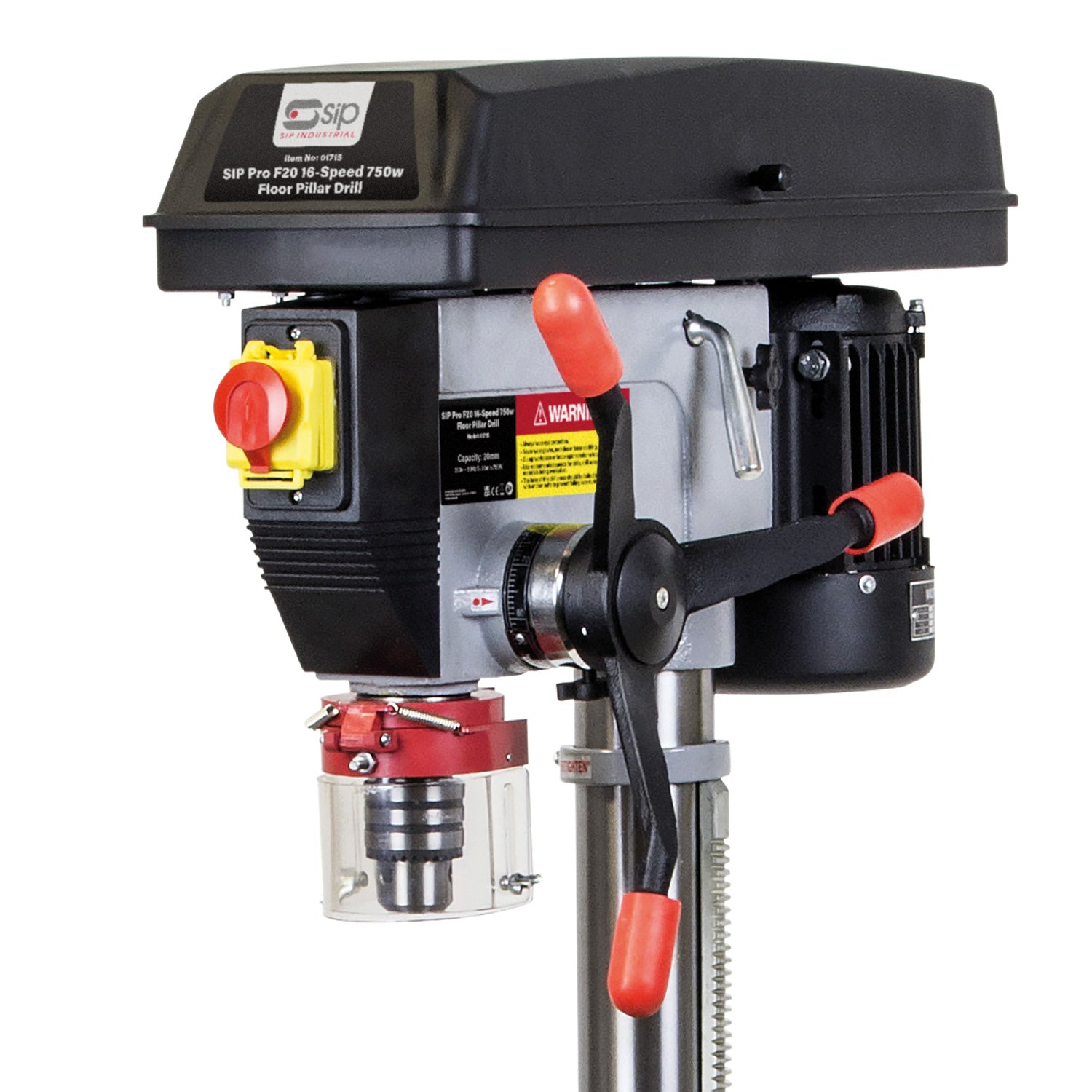 SIP 01715 Pro F20 16-Speed 750w Floor Pillar Drill