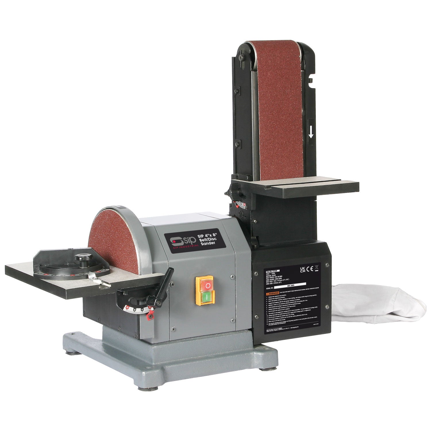 SIP 01946 4" x 8" Belt Disc Sander