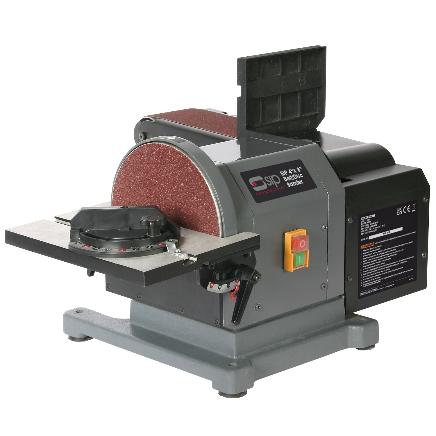 SIP 01946 4" x 8" Belt Disc Sander