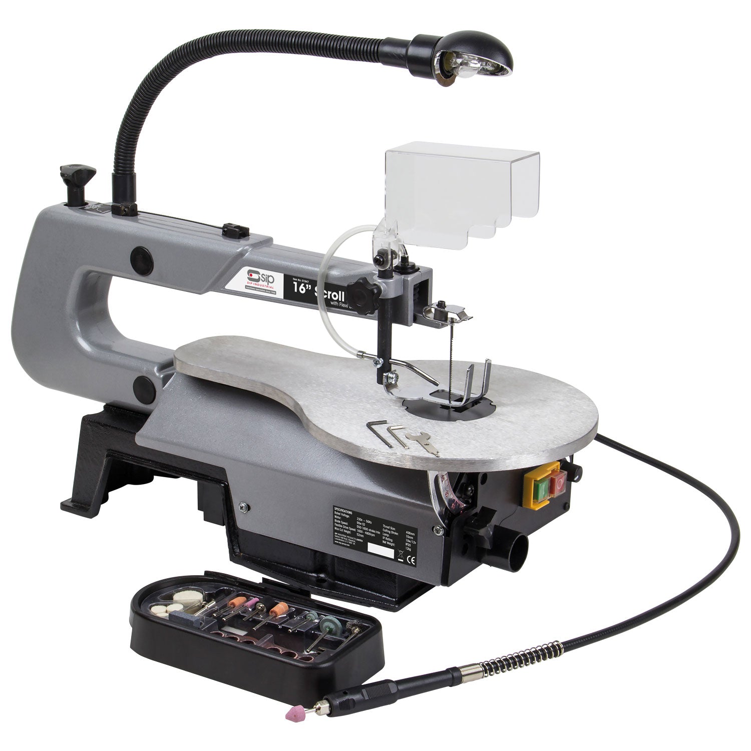 SIP 01947 16" Scroll Saw with Flexi-Drive Shaft