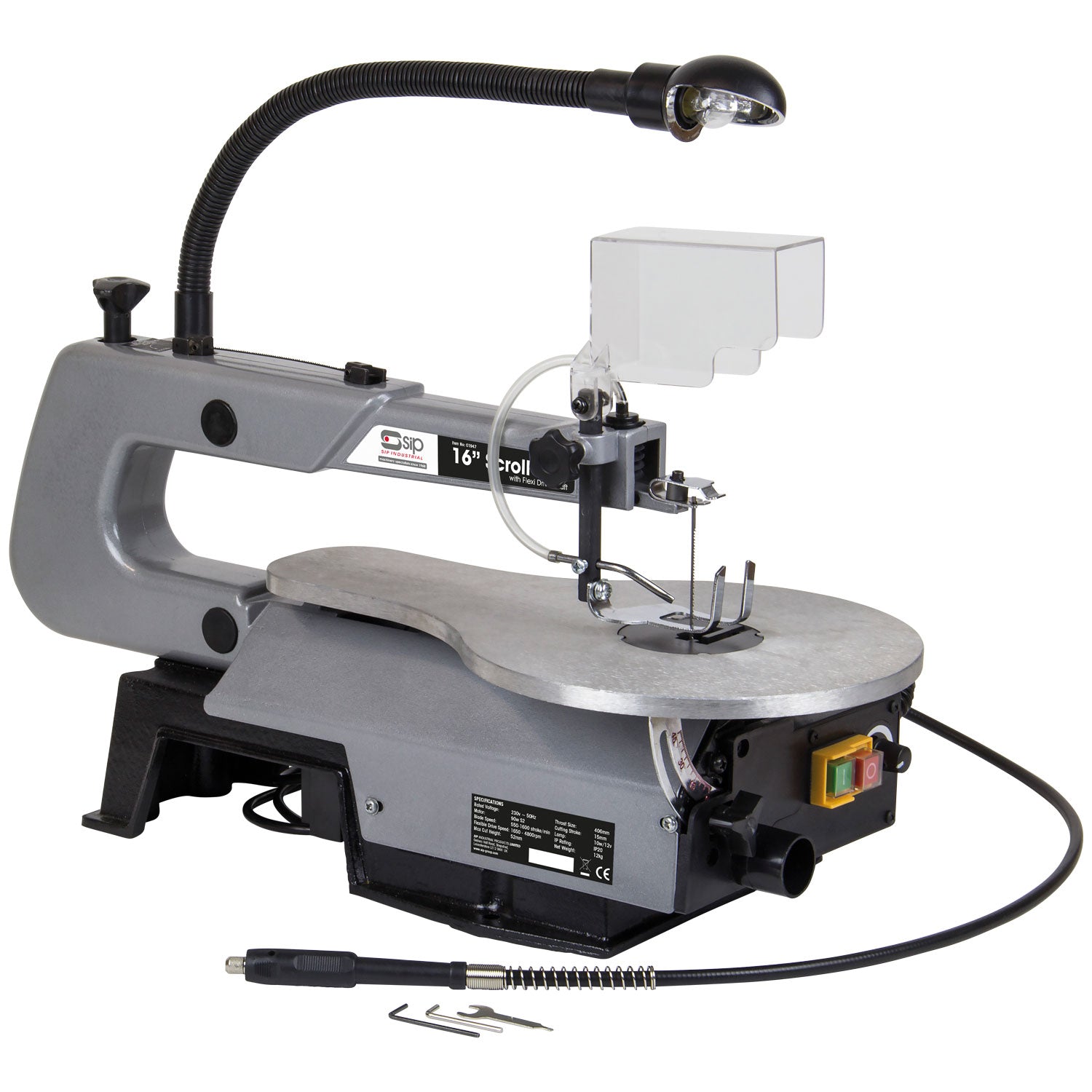 SIP 01947 16" Scroll Saw with Flexi-Drive Shaft