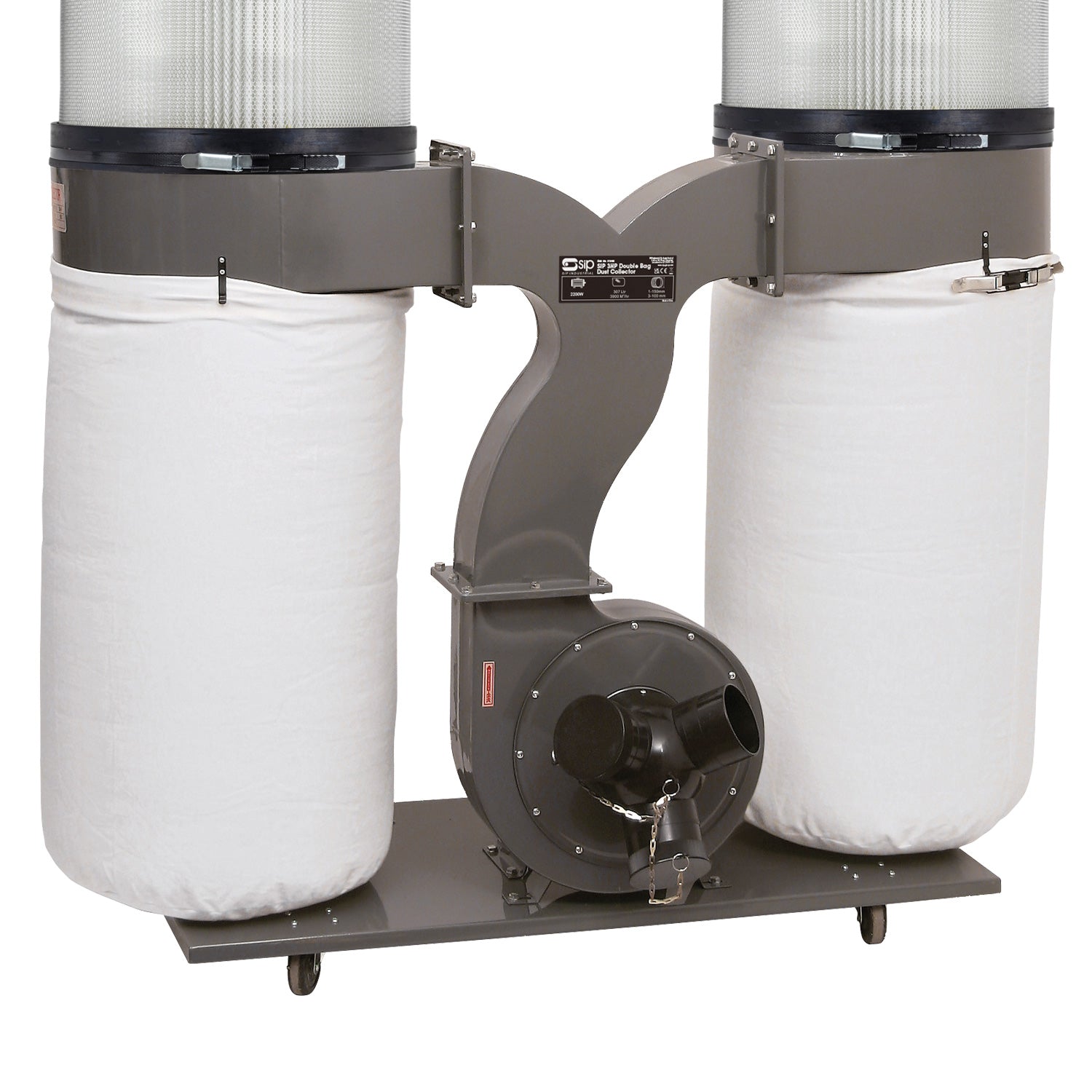 SIP 01994 3HP Double Bag Dust Collector Package