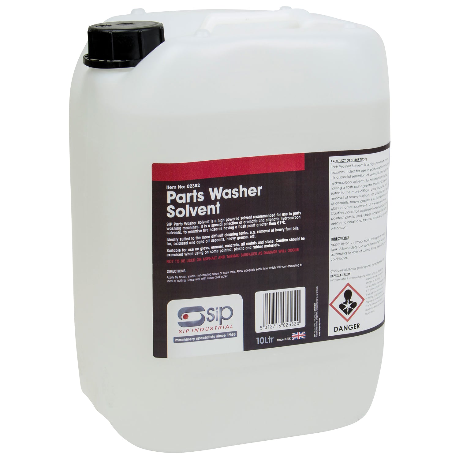 SIP 02382 Parts Washer Solvent - 10 Litre