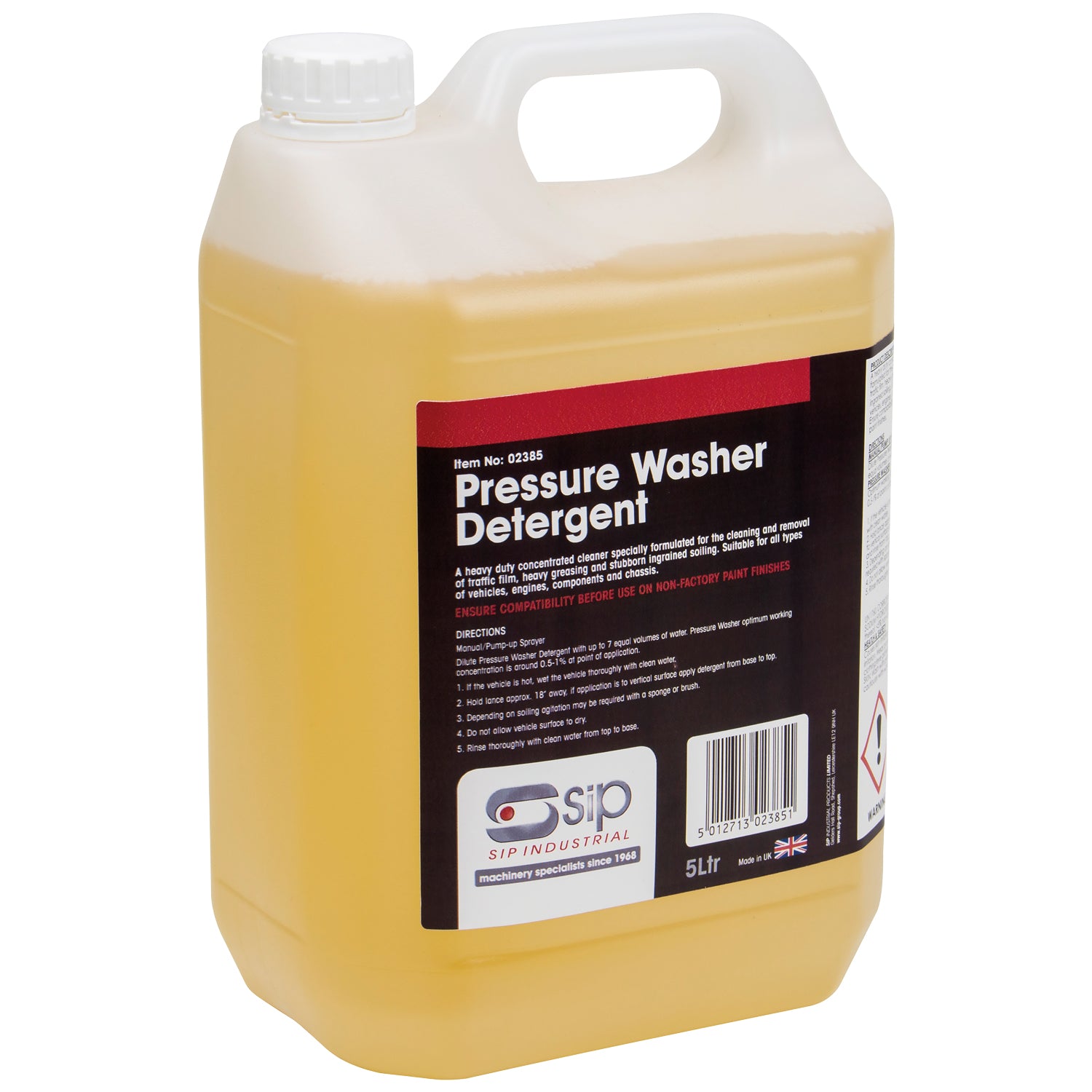 SIP 02385 Pressure Washer Detergent 5l