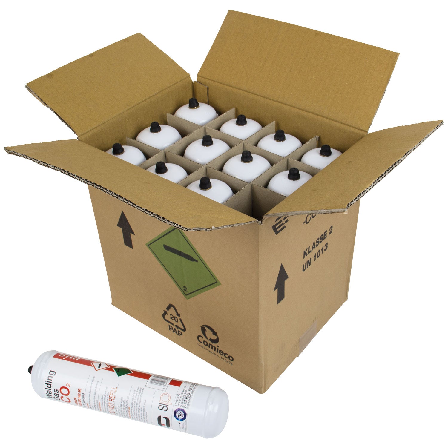 SIP 02654 600g CO2 Disposable Gas Bottle