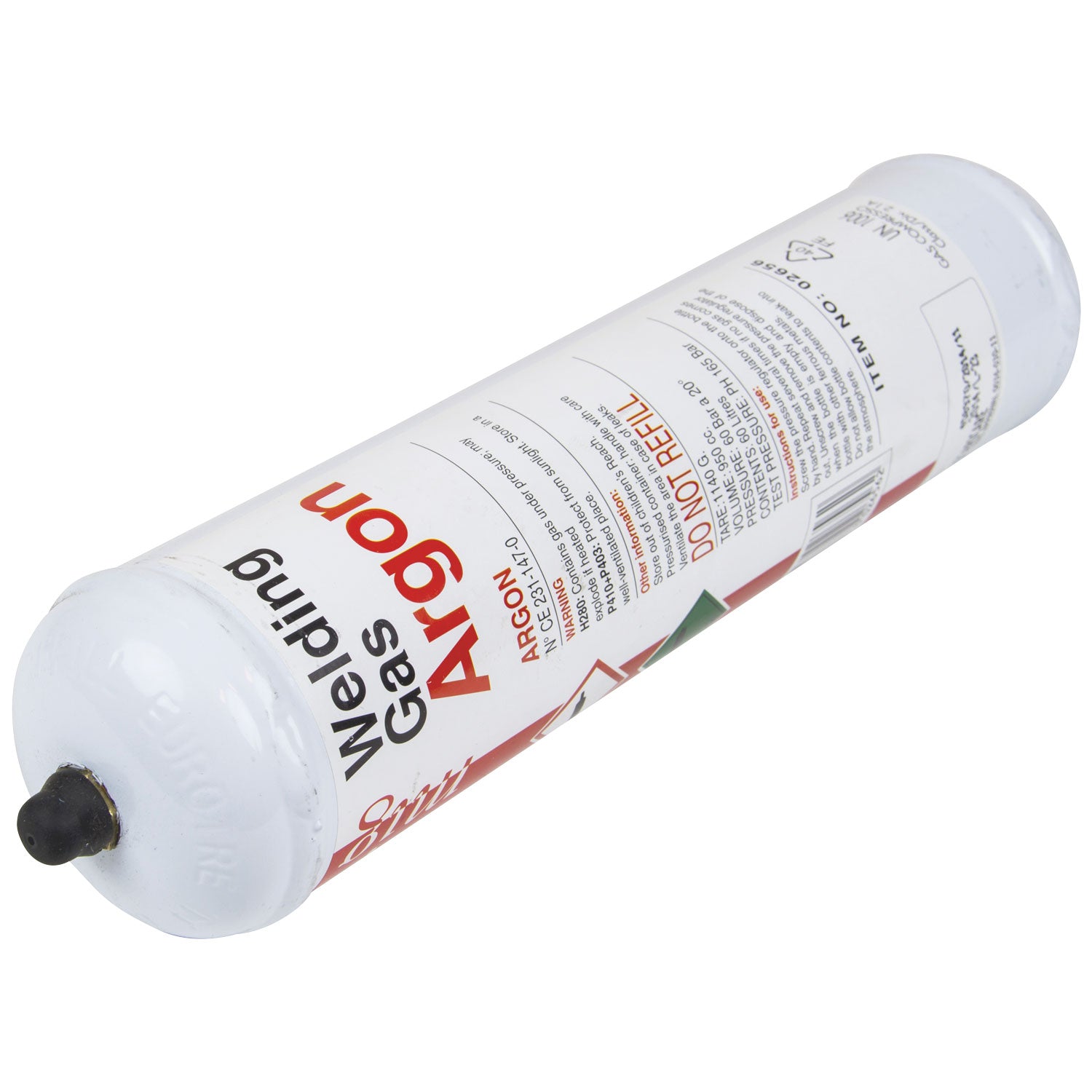 SIP 02656 390g Argon Disposable Gas Bottle