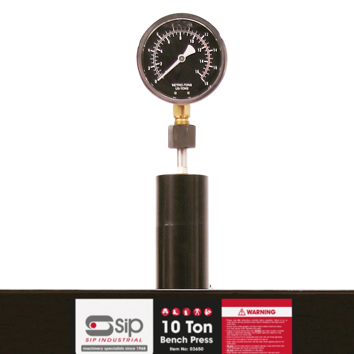 SIP 03650 10 Ton Bench Press (Hydraulic)
