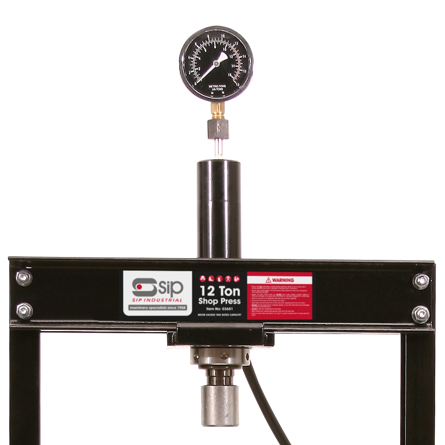SIP 03651 12 Ton Manual Shop Press