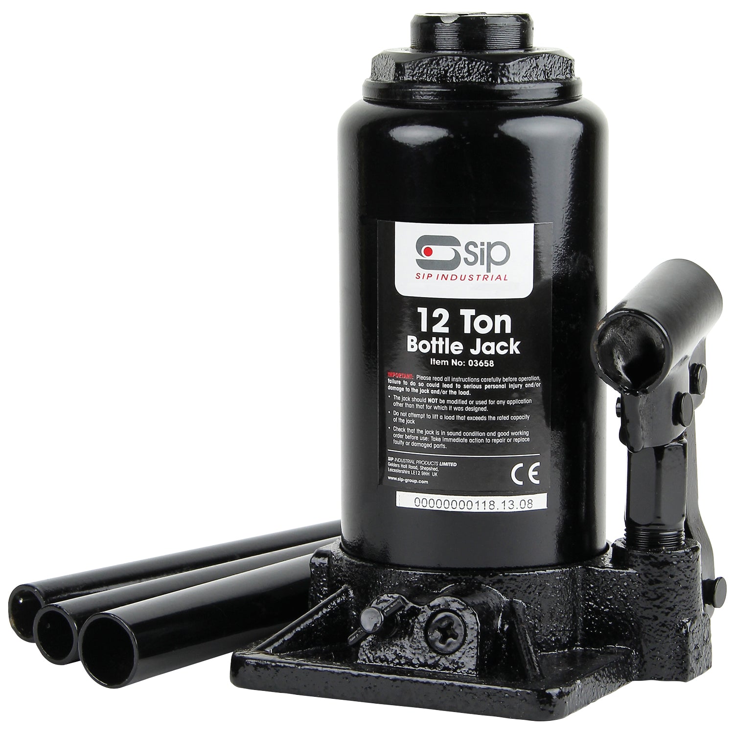 SIP 03658 12 Ton Bottle Jack