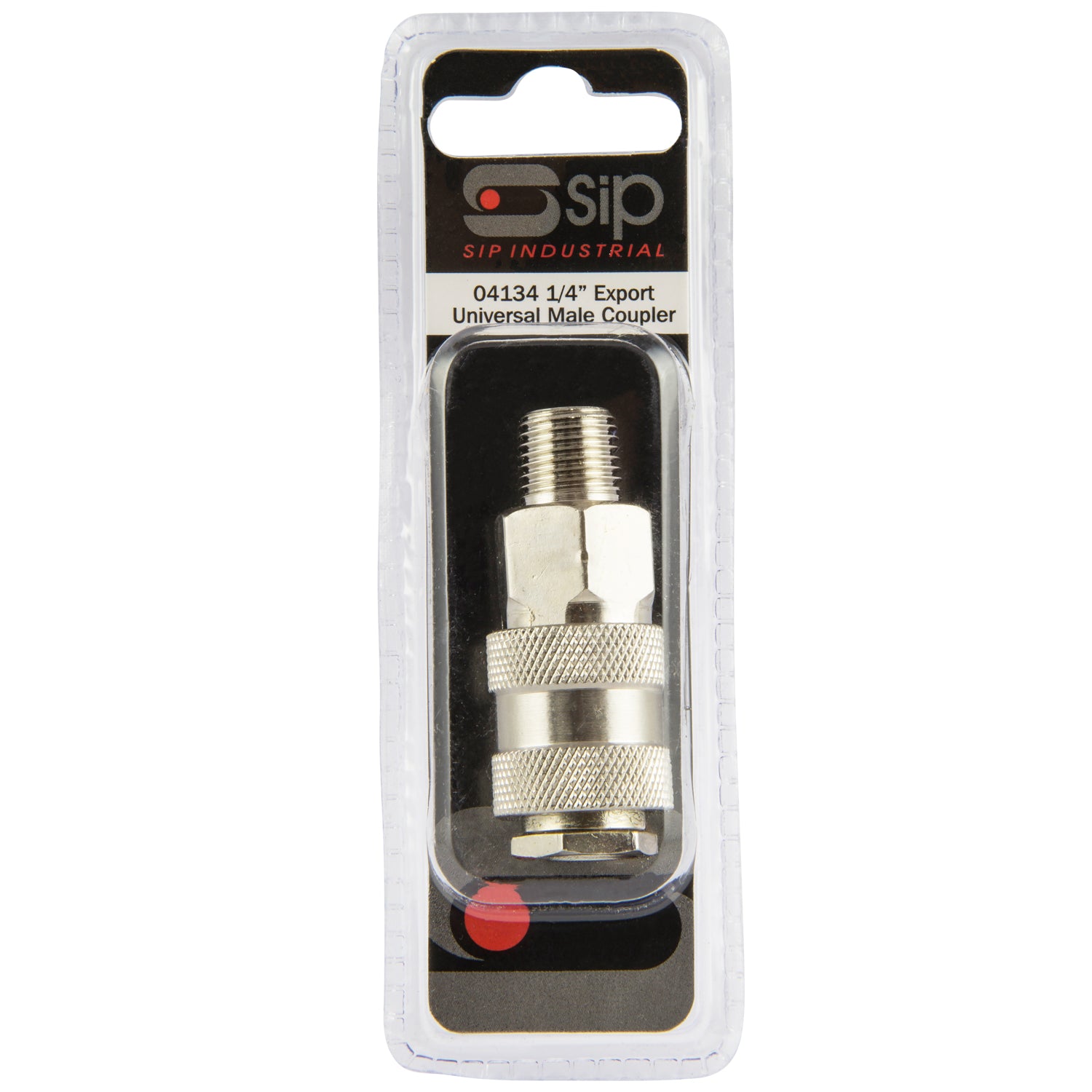 SIP 04134 Export Universal Male Coupler- 1/4" BSPT End Fitting