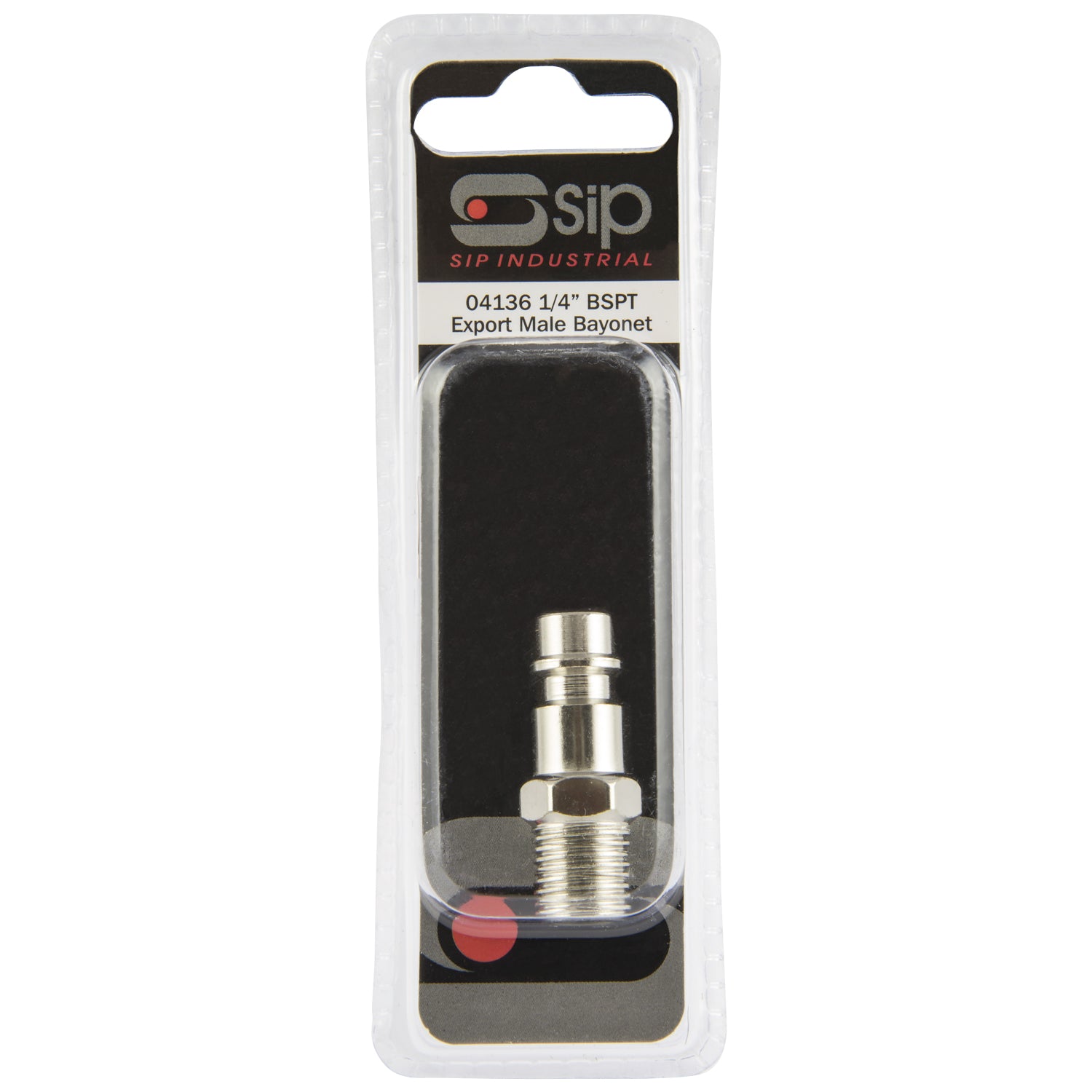 SIP 04136 Export Universal Male Bayonet- 1/4" BSPT End Fitting