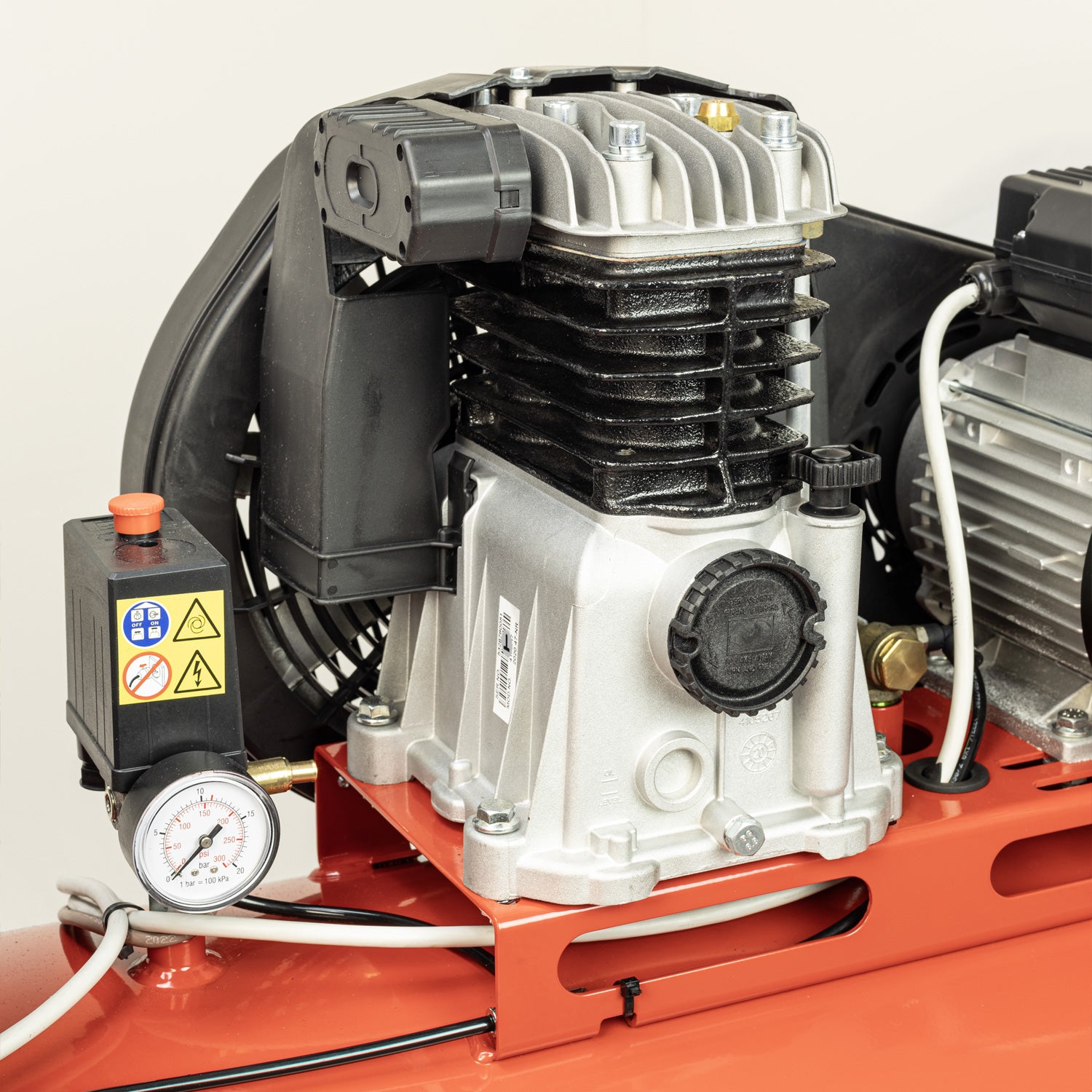 SIP 04386 Tigren 270Ltr Tandem Air Compressor 230V