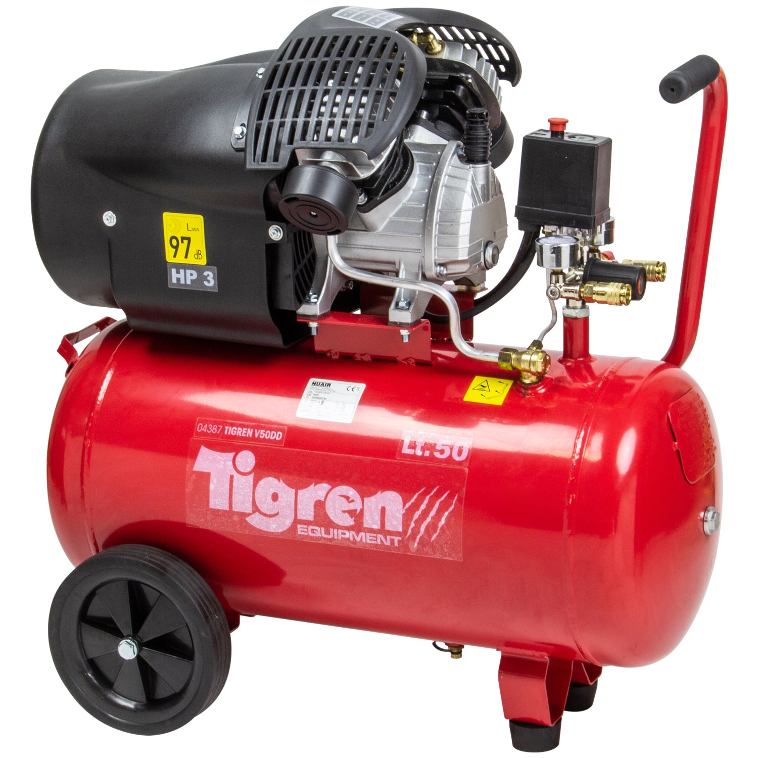 SIP 04387 Tigren V50DD Air Compressor 230v