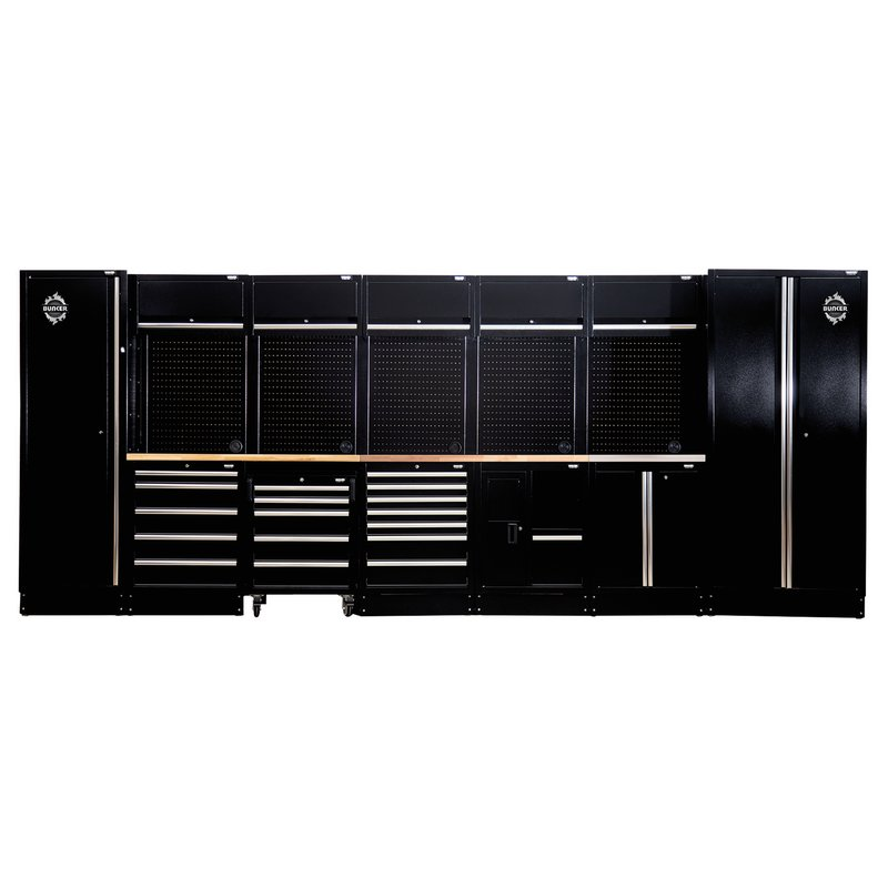 BUNKER 27468 Modular Storage Combo with Stainless Steel Worktop (25 Piece)