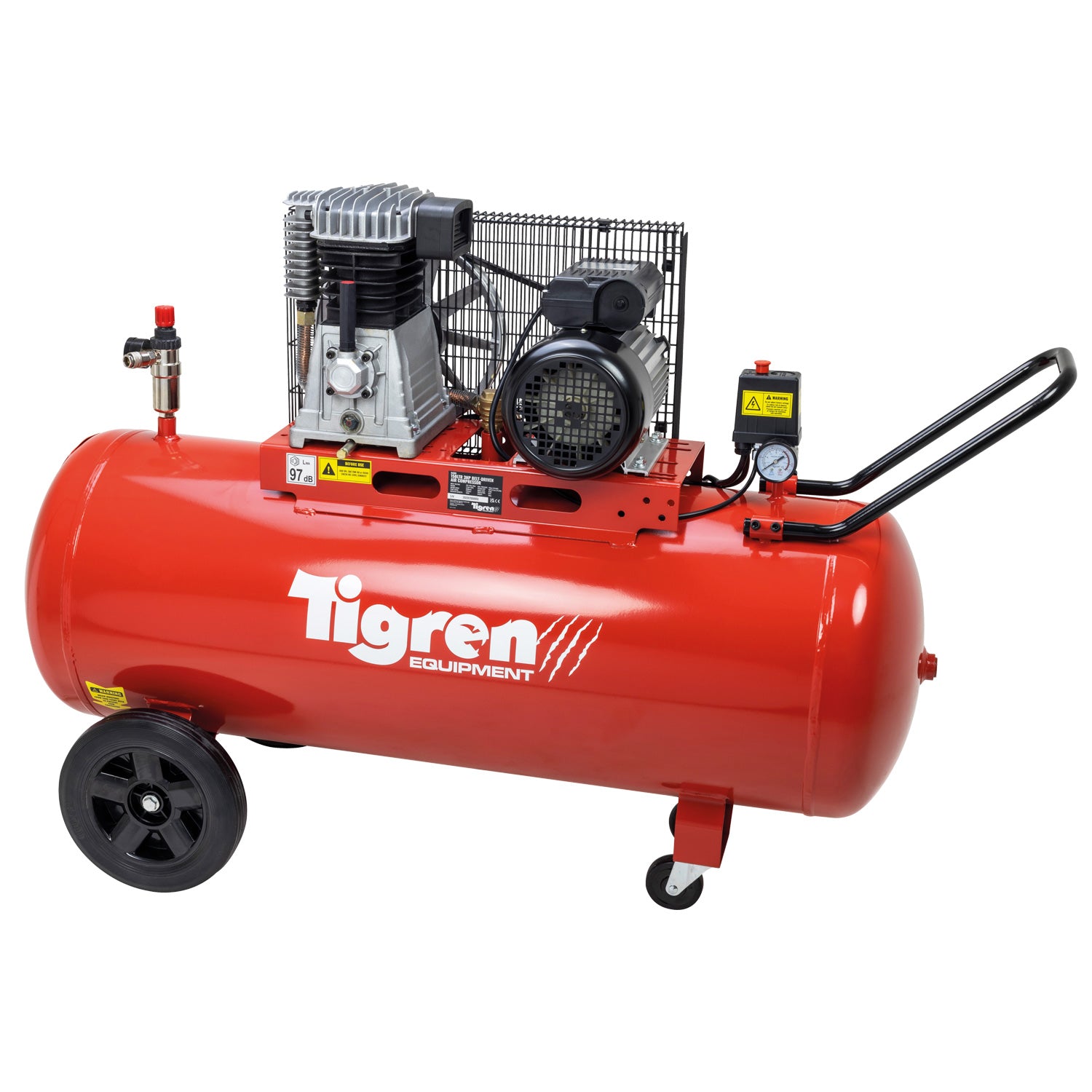 SIP 04391 TIGREN 150ltr 3hp Belt-Driven Compressor