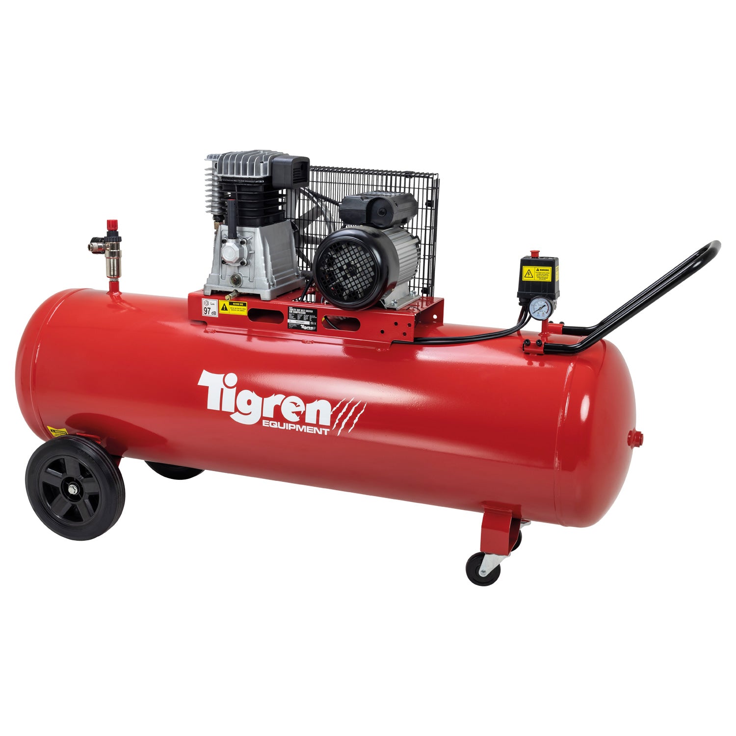 SIP 04394 TIGREN 200ltr 3hp Belt-Driven Compressor