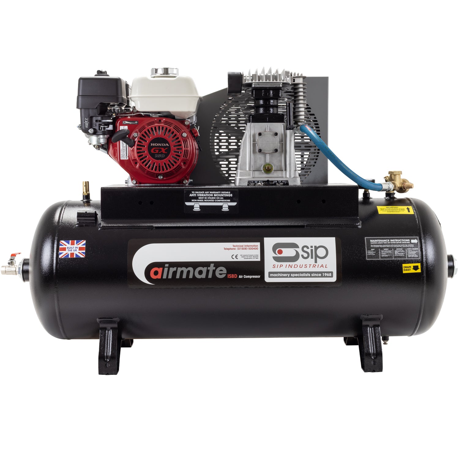 SIP 04450 Airmate Industrial Super ISHP5.5/150 Compressor