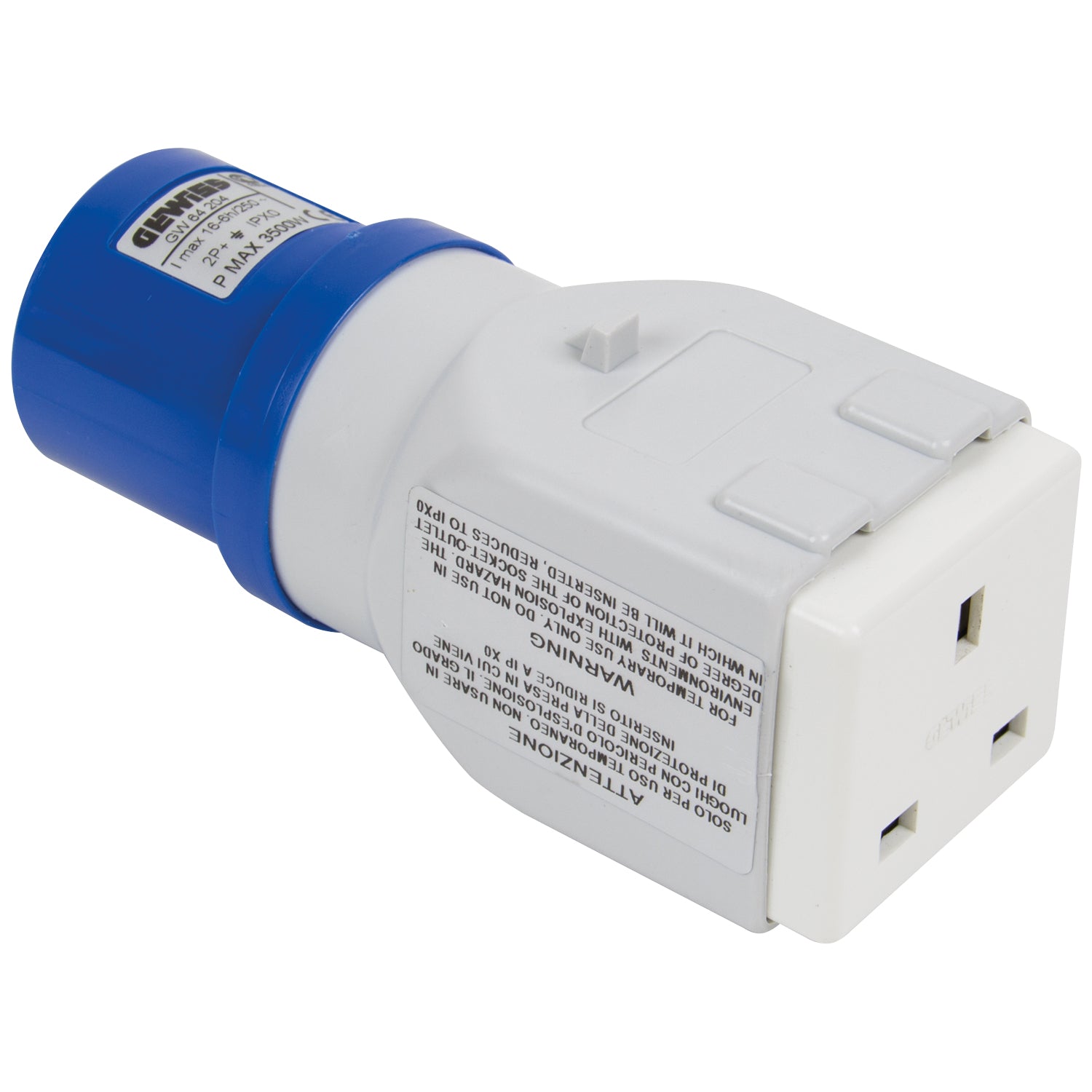 SIP 04592 16/13 amp Socket Adaptor