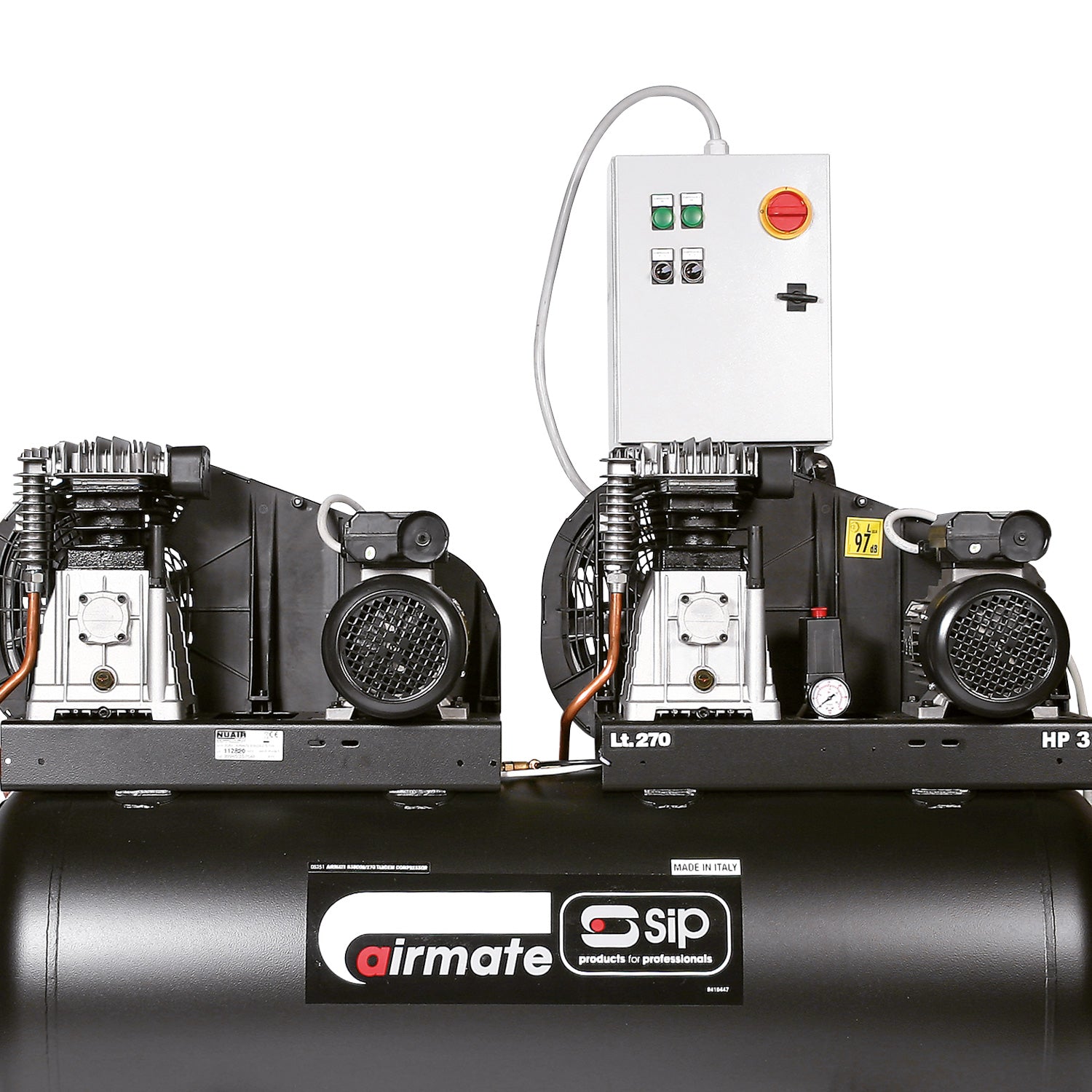 SIP 05251 Airmate B3800/270 Tandem Compressor
