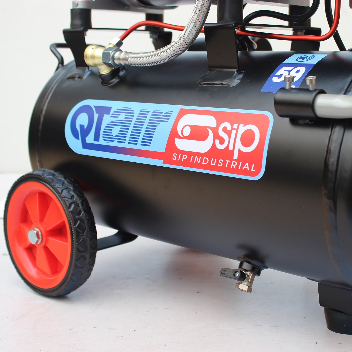 SIP QT AIR DD 1.5hp 24ltr Ultra Low Noise Oil-Free Direct Drive Compressor