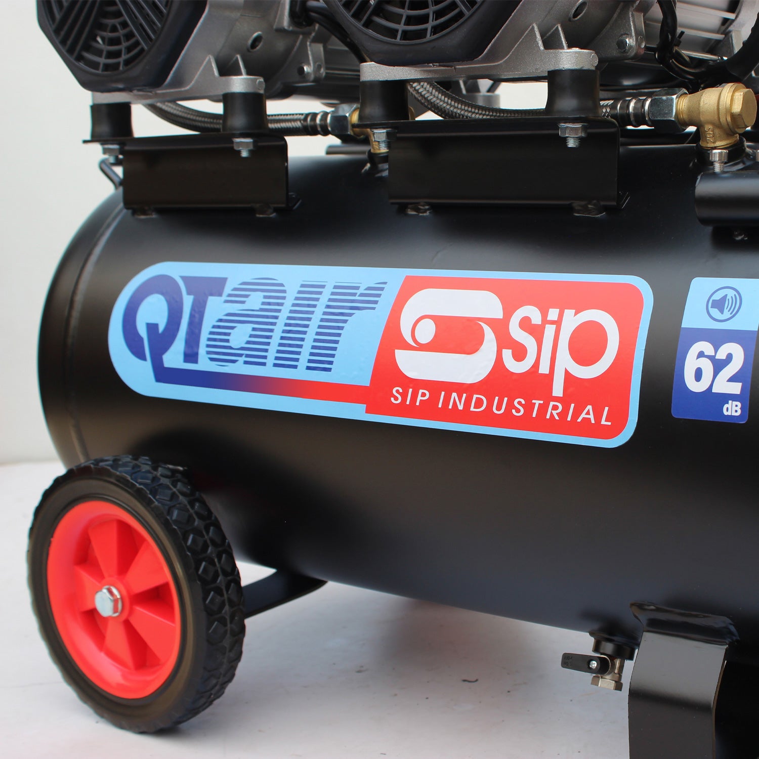 SIP QT AIR DD 3hp 50ltr Ultra Low Noise Oil-Free Direct Drive Compressor