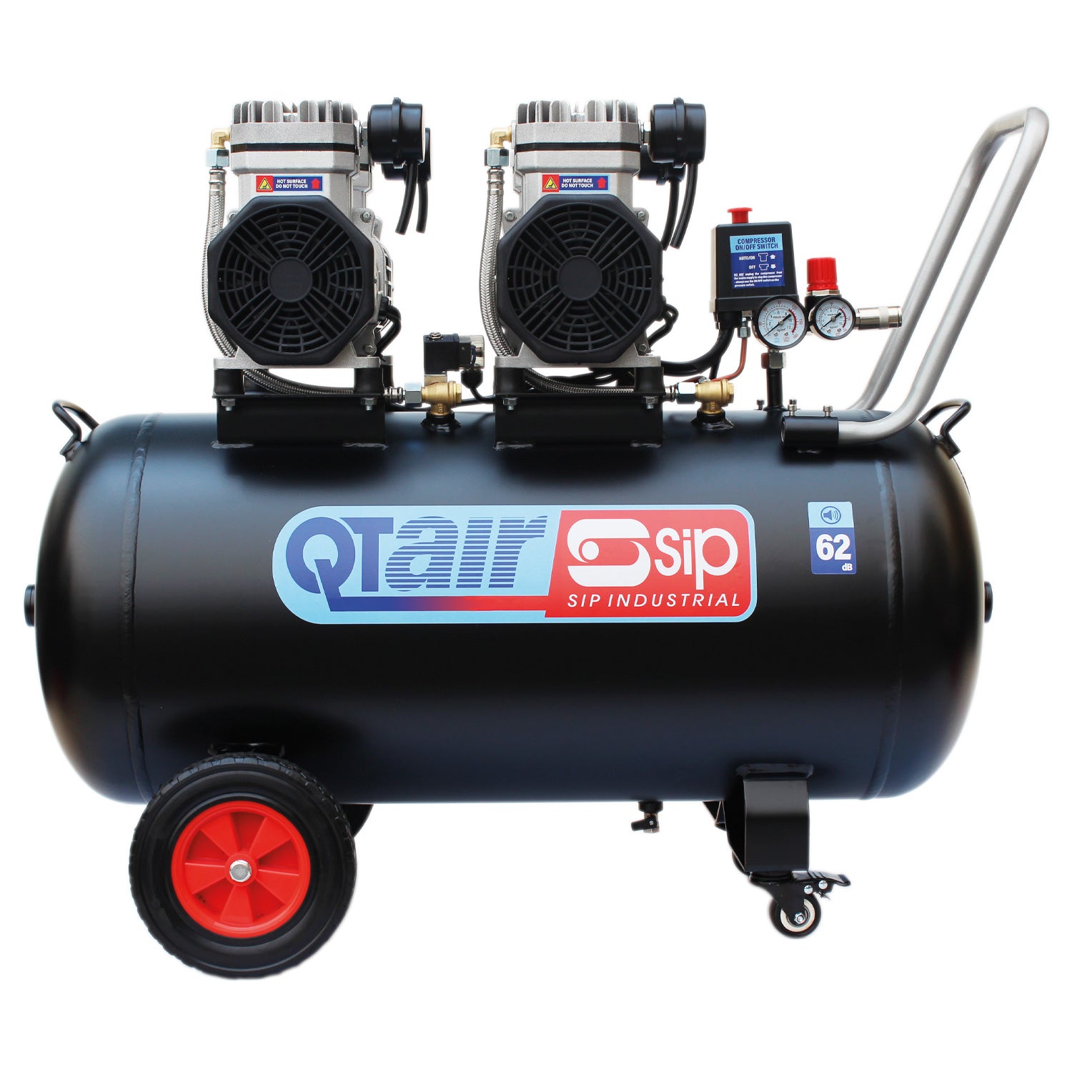 SIP QT DD 3hp 100ltr Ultra Low Noise Compressor