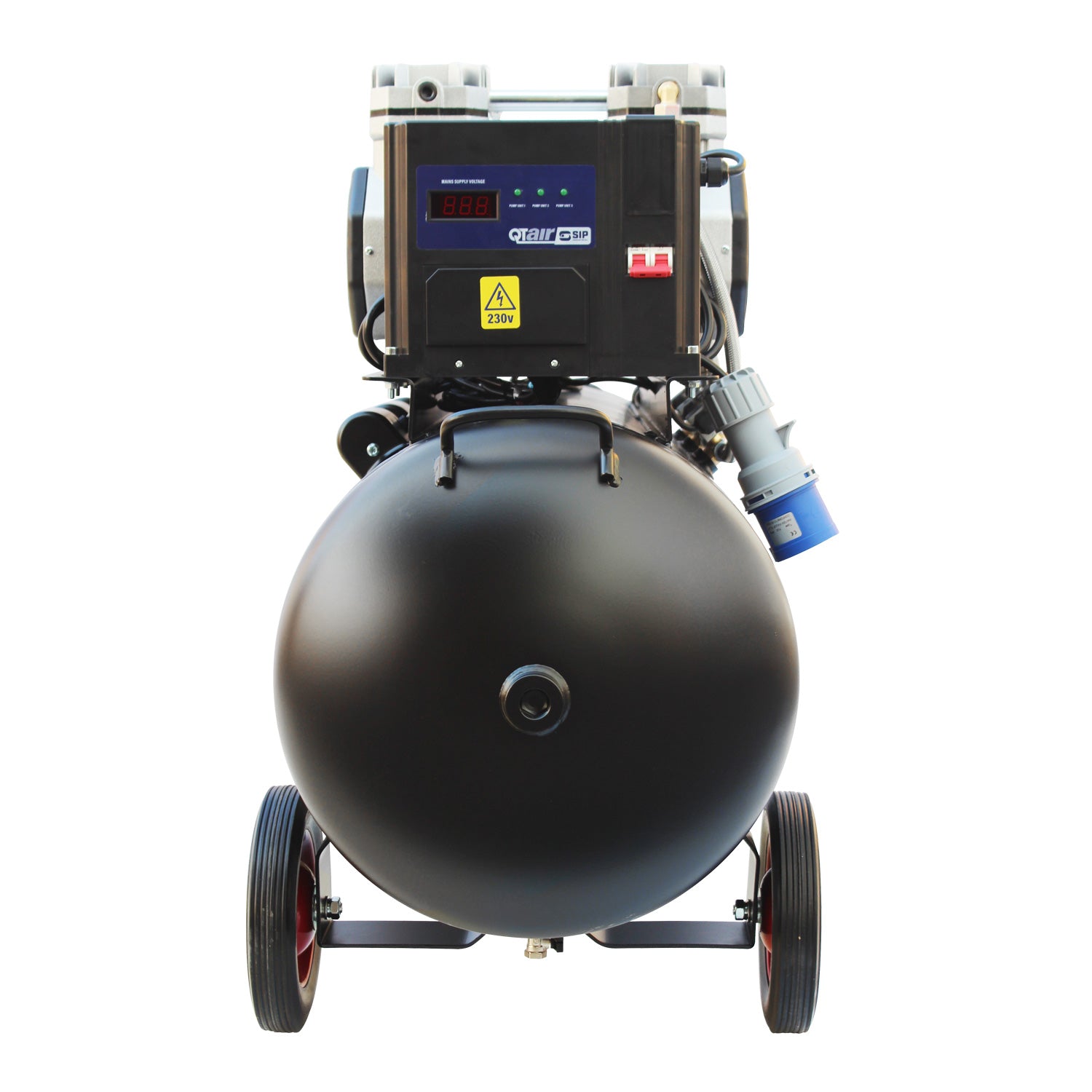 SIP QT AIR DD 4.5hp 150ltr Ultra Low Noise Compressor & Hose Reel Package