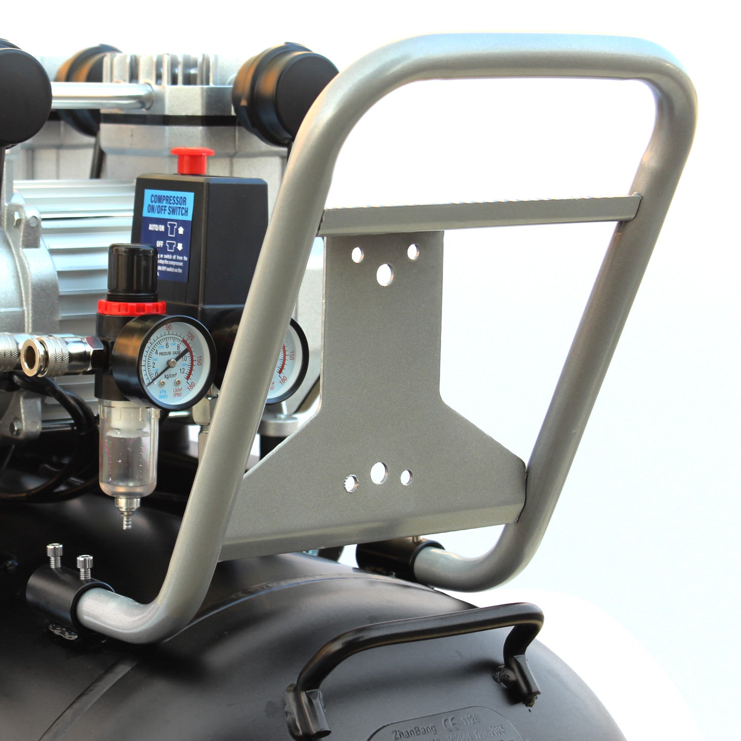 SIP 05498 QT AIR DD 4.5hp 200ltr Ultra Low Noise Oil-Free Direct Drive Compressor