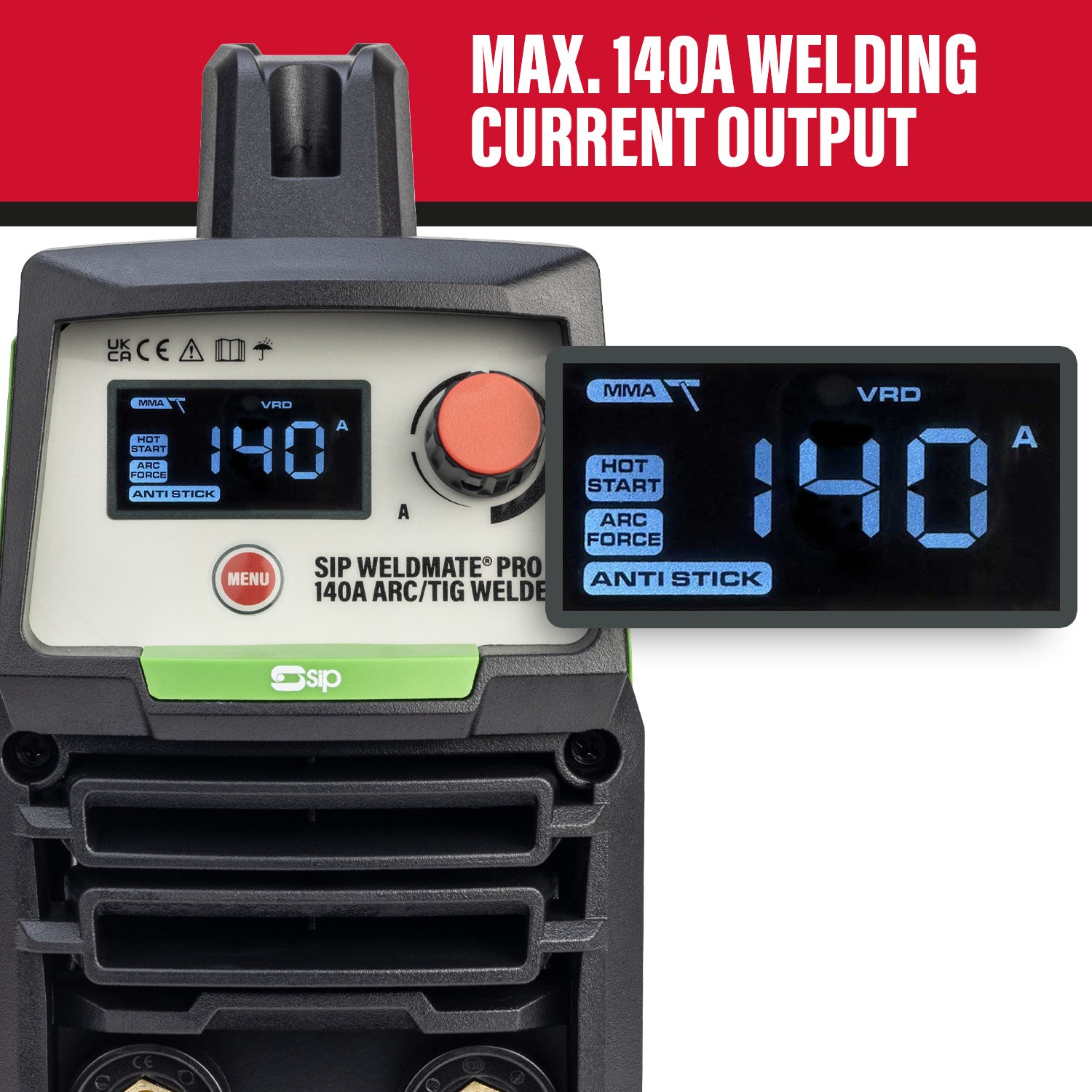 SIP 05690 WELDMATE® PRO 140A ARC/TIG Inverter Welder