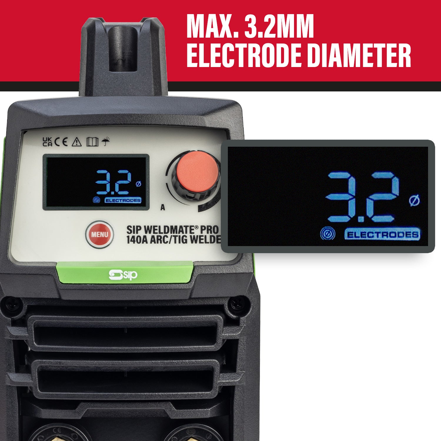 SIP 05690 WELDMATE® PRO 140A ARC/TIG Inverter Welder