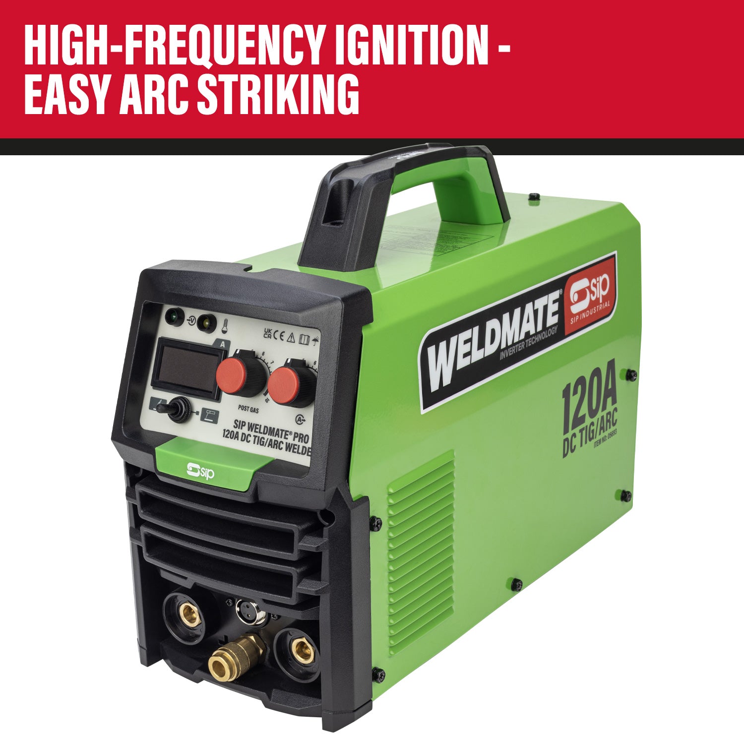 SIP 05693 WELDMATE® PRO 120A DC TIG/ARC Inverter Welder