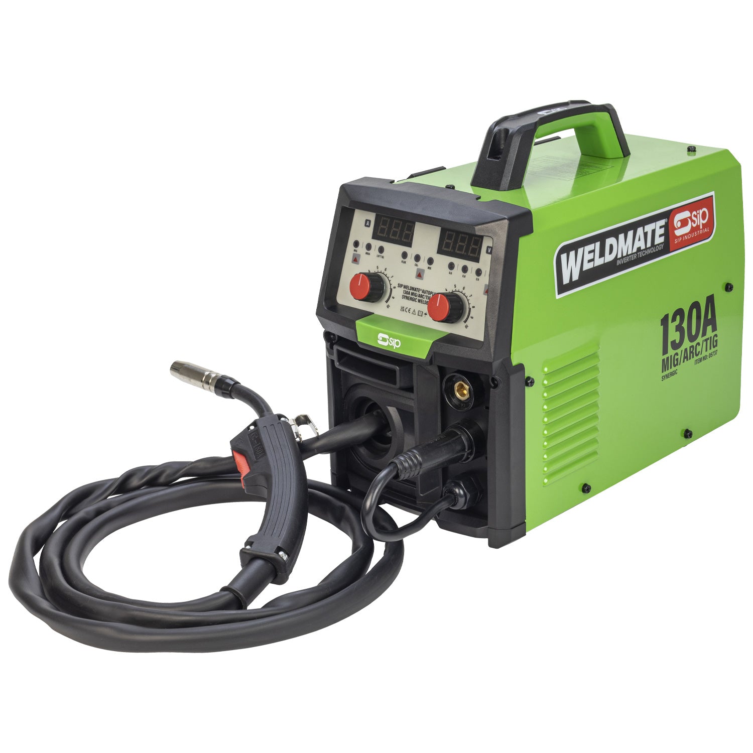 SIP 05737CART WELDMATE® AUTOPLUS 130A MIG/ARC/TIG Synergic Welder with Cart Package