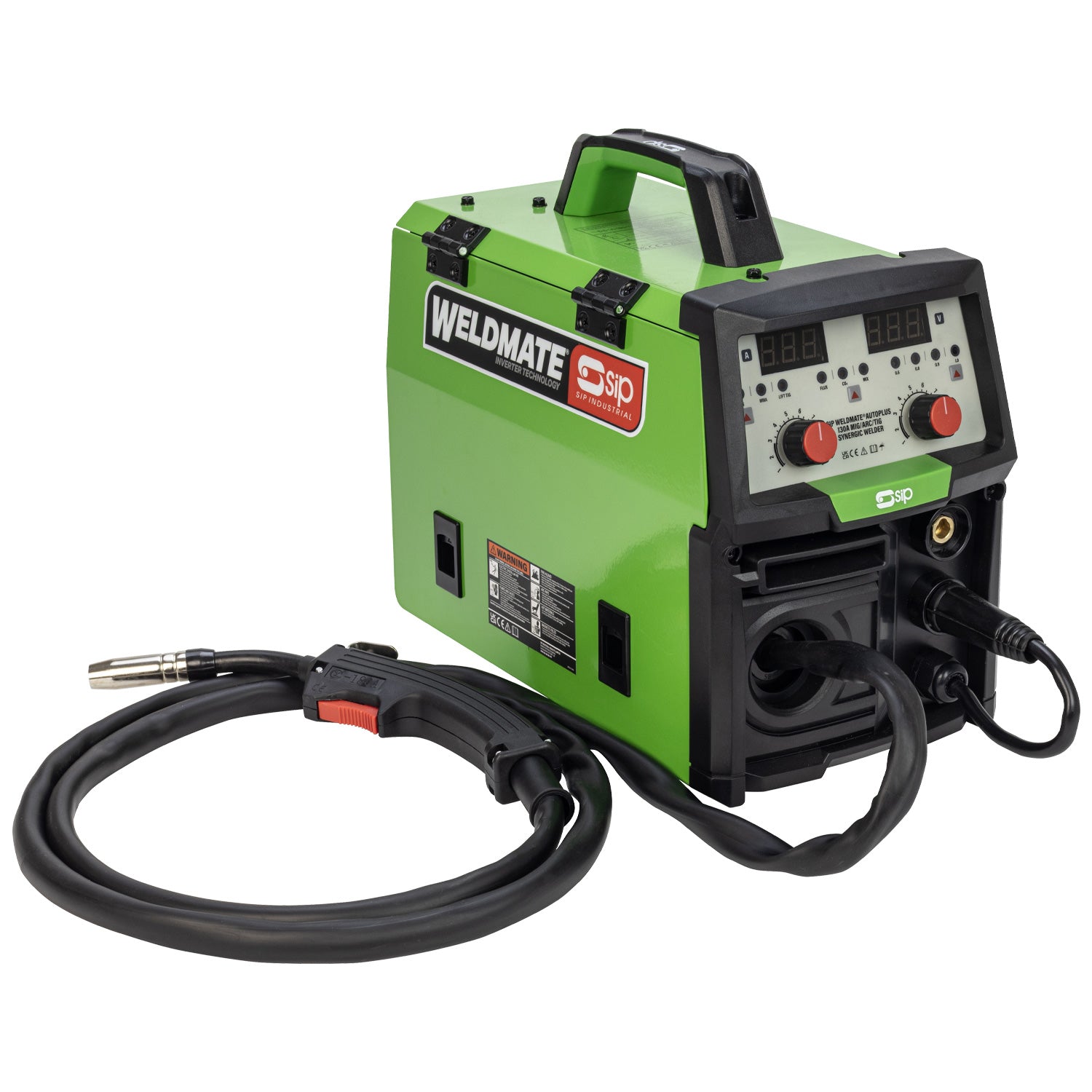 SIP 05737CART WELDMATE® AUTOPLUS 130A MIG/ARC/TIG Synergic Welder with Cart Package