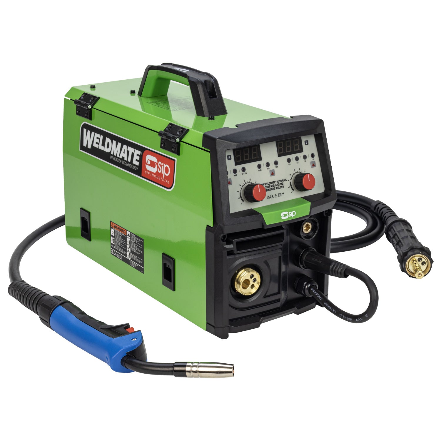 SIP 05740CART WELDMATE® AUTOPLUS 200A MIG/ARC/TIG Synergic Welder with Cart Package