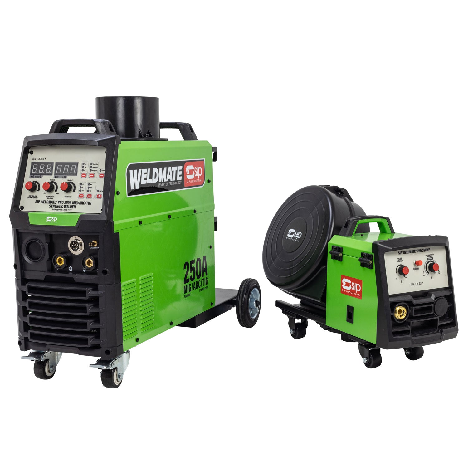 SIP 05753 WELDMATE® PRO 250A MIG/ARC/TIG Synergic Welder with Separate Wire Feed