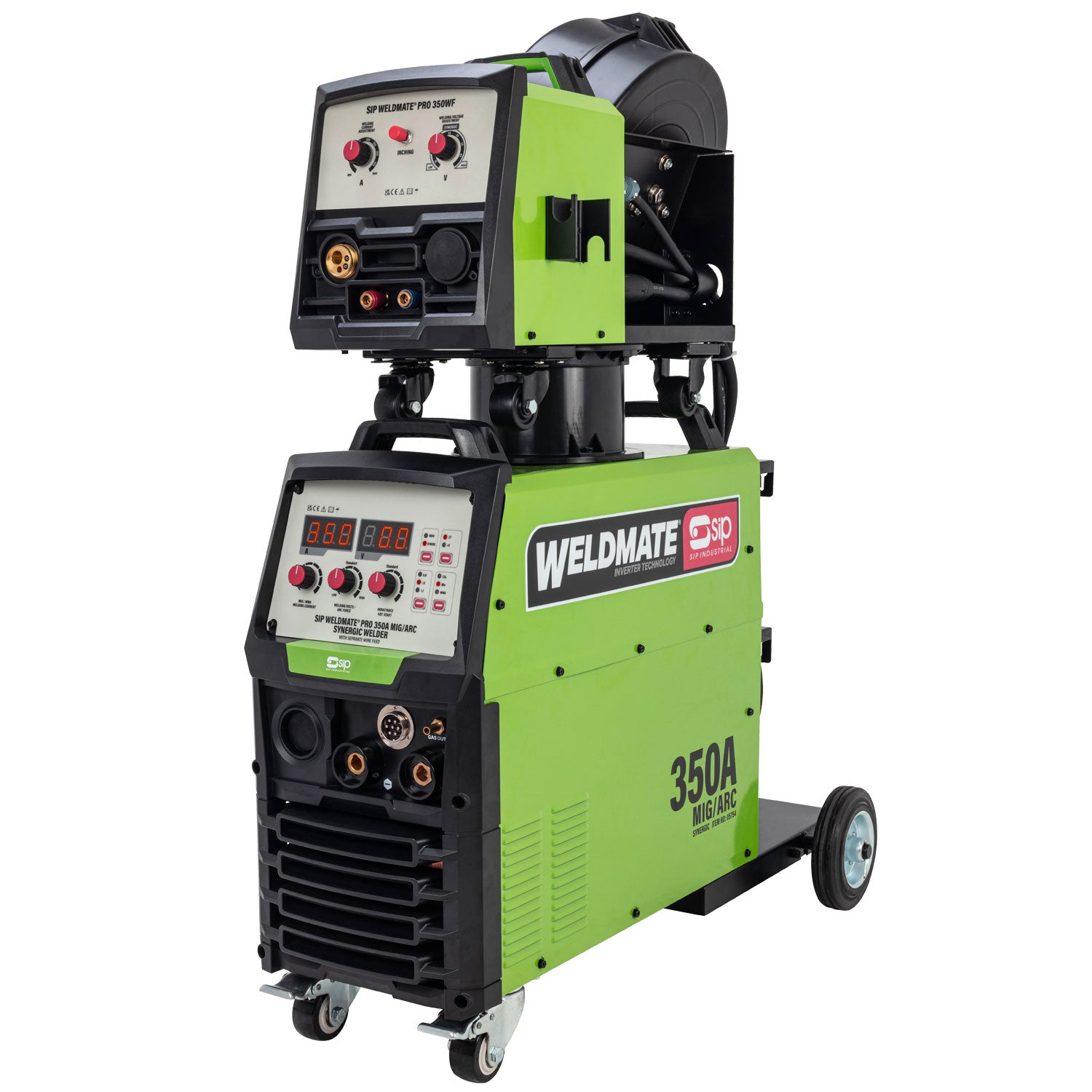 SIP 05754 WELDMATE® PRO 350A MIG/ARC Synergic Welder with Separate Wire Feed