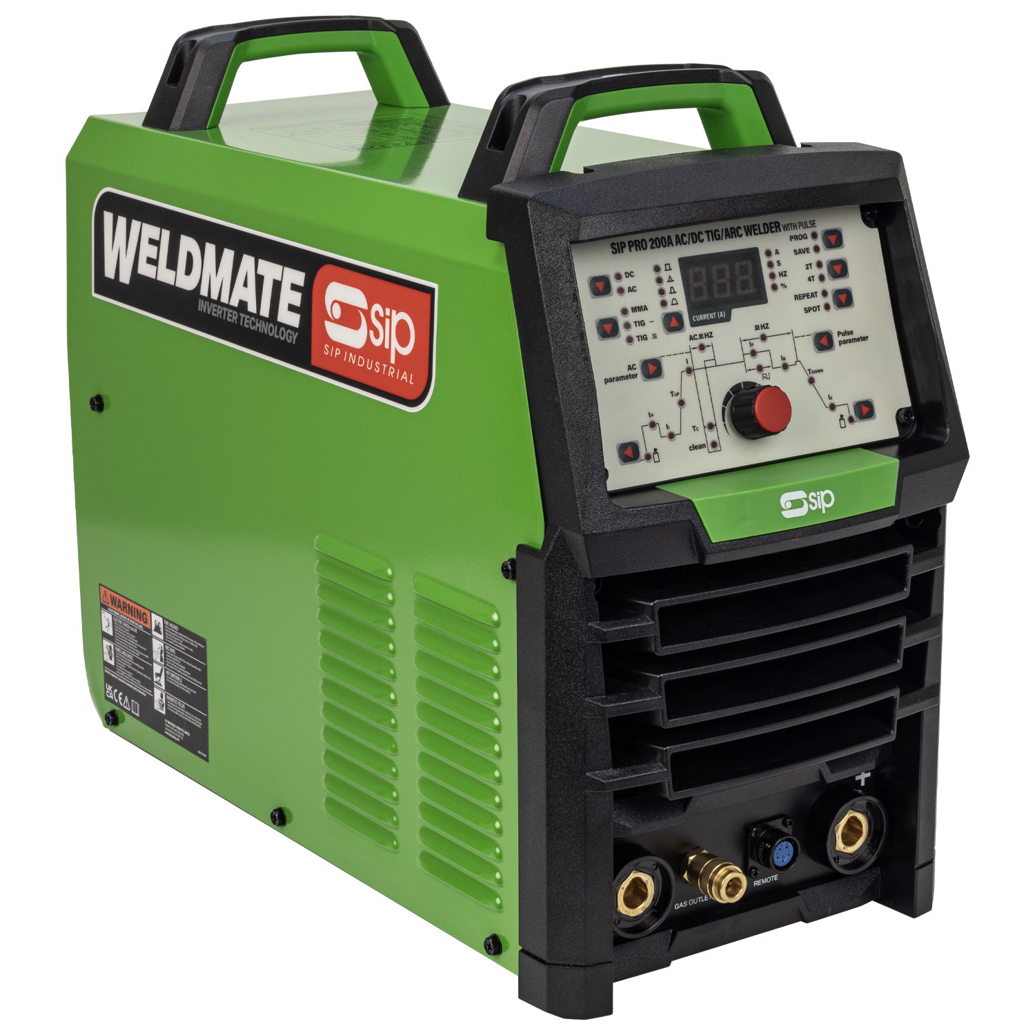 SIP 05795PEDAL PRO 200A AC/DC TIG/ARC Welder with Pulse Package