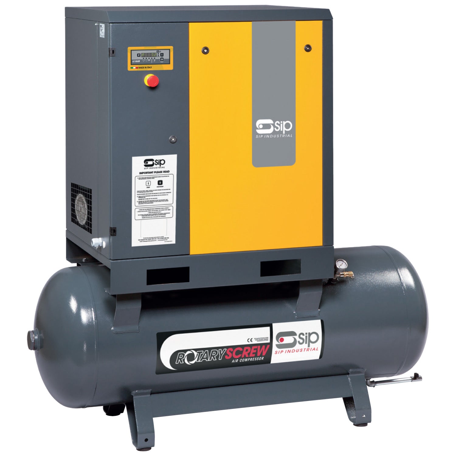 SIP 06200 RS11-10-500BD 500ltr Rotary Screw Compressor