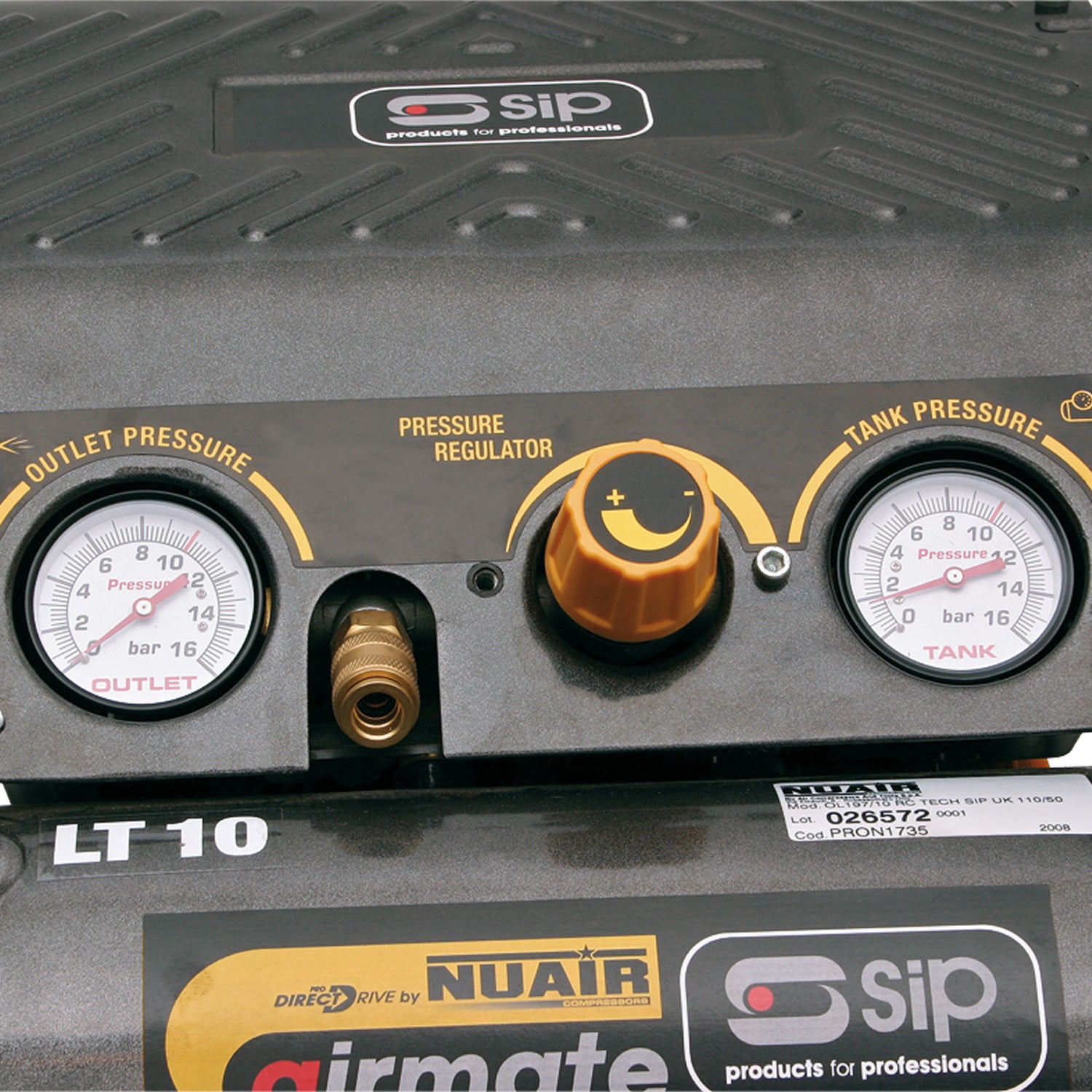 SIP 06256 Airmate OL197/10RC PROTECH Compressor (110v)