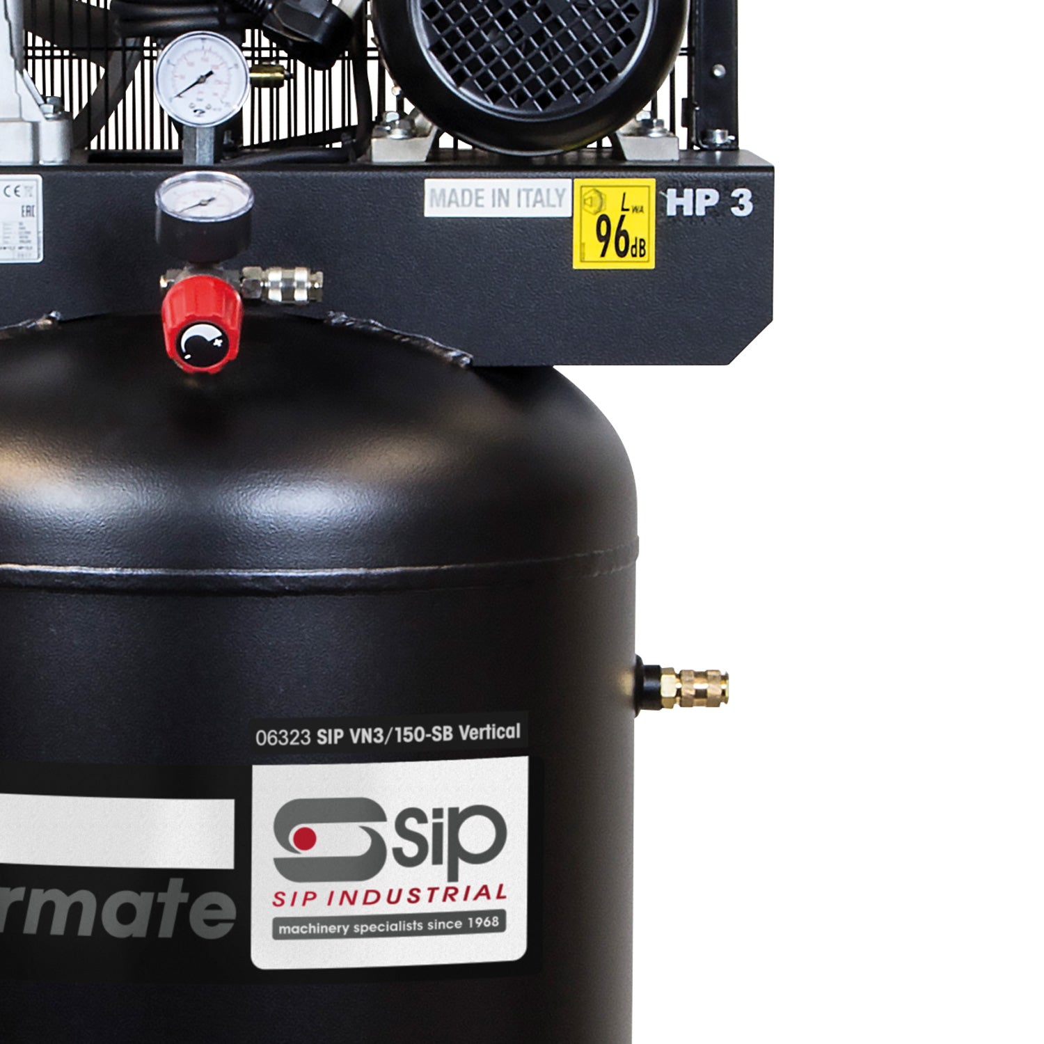 SIP 06323 VN3/150-SB Vertical Tank Air Compressor