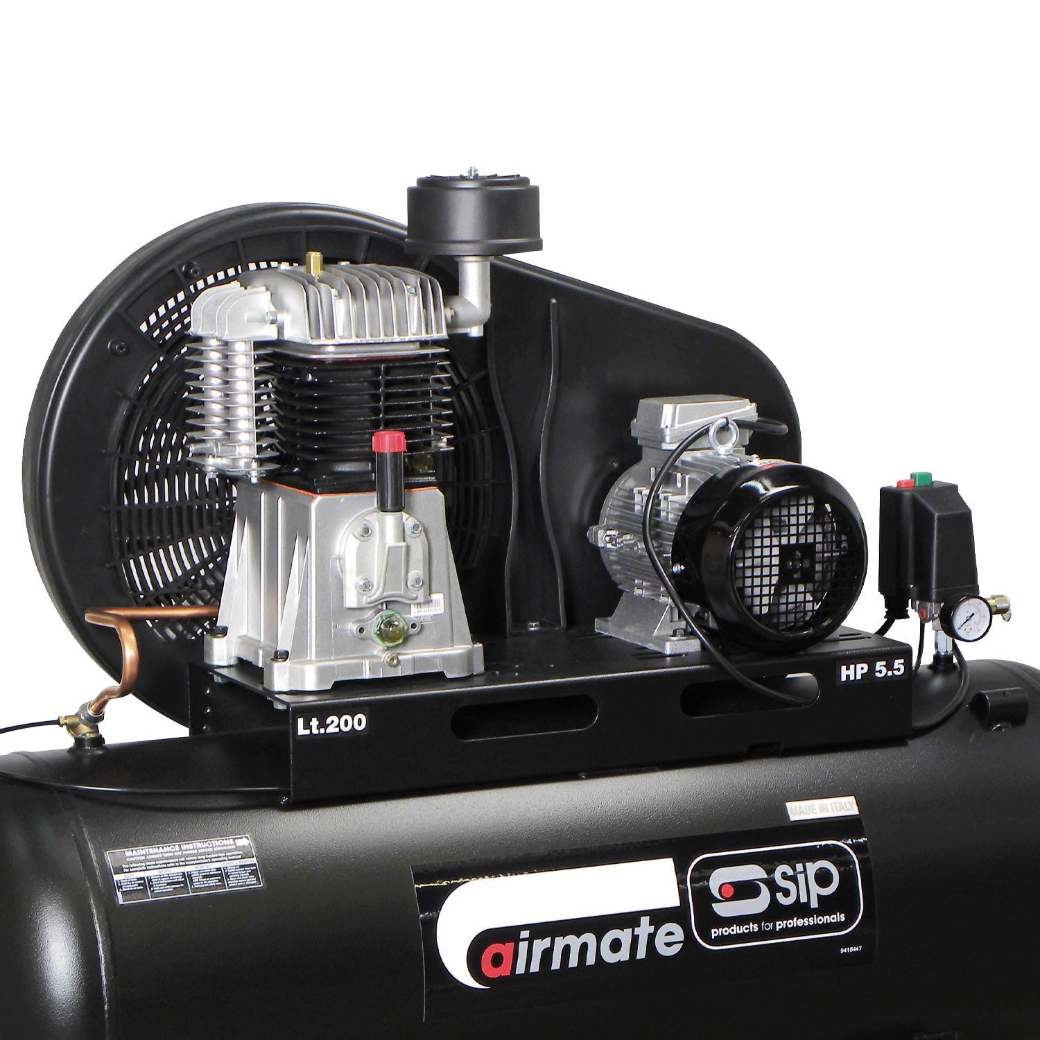 SIP 06583 Airmate TN5.5/200 Compressor (3 phase)